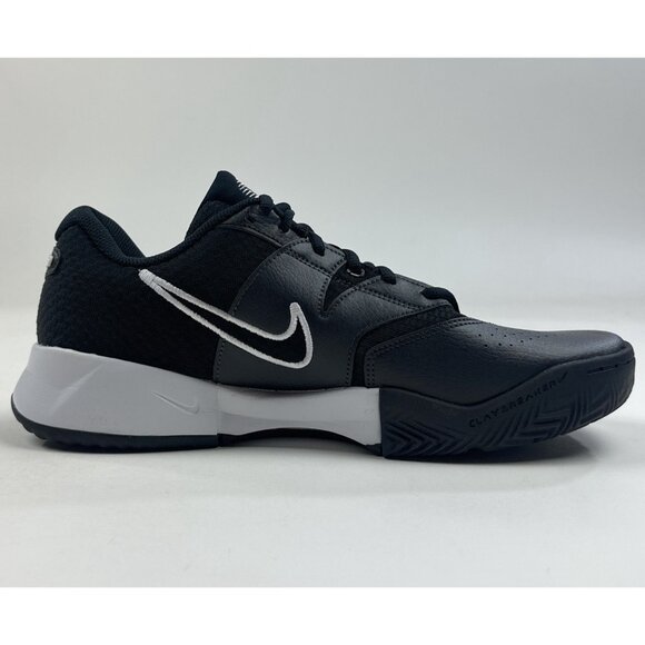 Nike Court Lite 4 Mens Tennis Shoes Sneakers Black White Hard Court FD6574-001 - Picture 5 of 8